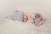 Accesorios de fotografía para recién nacidos, hilo de algodón con leche, tejido a mano