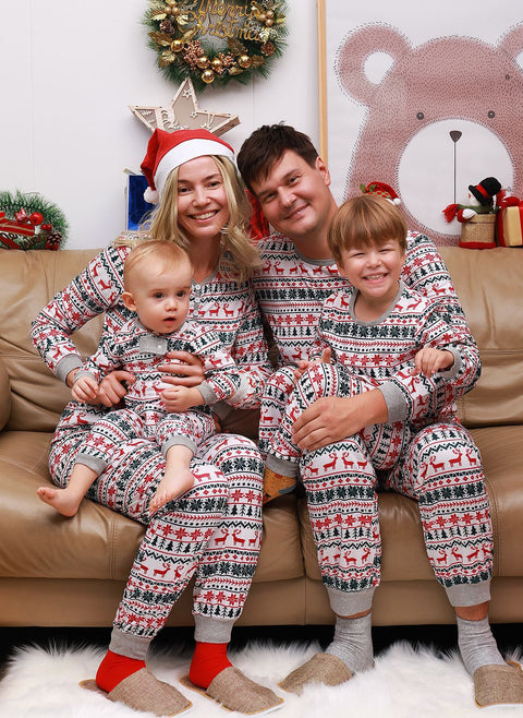 Weihnachten Pyjamas Familie Passenden Neujahr Vater Mutter Kinder Baby Look Kleidung Set Papa Mutter Und Tochter Sohn Pyjamas Outfit