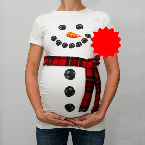 Camiseta de moda ropa de maternidad