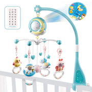 Baby Rasseln Krippe Mobiles Spielzeug Halter Dreh Mobile Bett Glocke Spieluhr Projektion Neugeborenen Baby Junge Spielzeug