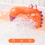 Máquina de música de burbujas de juguetes de baño para bebés