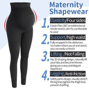 Leggings de maternidad Pantalones de cintura alta Ropa de embarazo para mujer