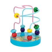 Juguetes de madera sonajeros juguete educativo bloques de arcoíris Montessori bebé música colorida para niños