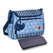 Mama-Tasche, vierteilige Schleife, Outing, einschulterig, multifunktionale Tasche mit großem Fassungsvermögen für Mutter, Baby und Mutter