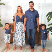 Family Matching Denim Sling Skirt