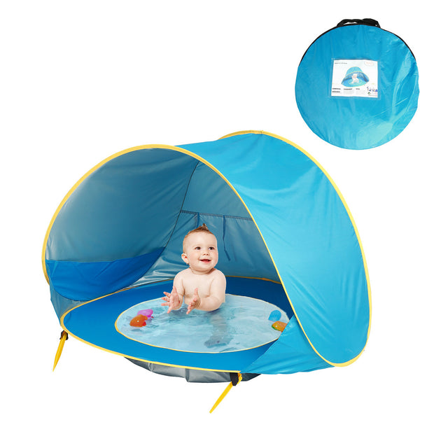 Baby Strand Zelt Tragbare Schatten Pool UV Schutz Sun Shelter Für Kleinkinder Outdoor Spielzeug Kind Schwimmen Pool Spielen Haus Zelt spielzeug