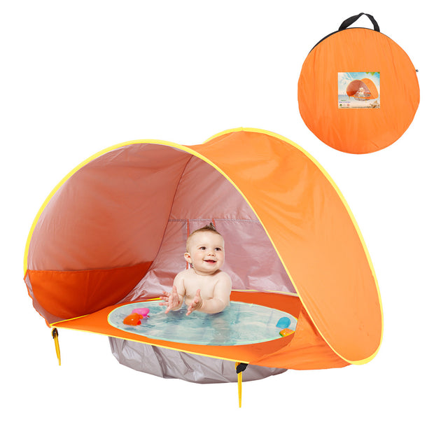 Baby Strand Zelt Tragbare Schatten Pool UV Schutz Sun Shelter Für Kleinkinder Outdoor Spielzeug Kind Schwimmen Pool Spielen Haus Zelt spielzeug