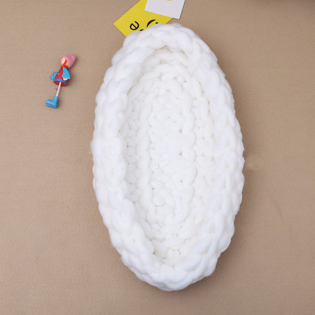 Newborn Sleeping Bag Children's Photography Props Hand-knitted