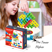 Juegos de mesa apilables de equilibrio para niños y adultos, juguetes de bloques de torre para fiestas familiares, juegos de viaje, rompecabezas para niños y niñas, juguete de bloques de construcción