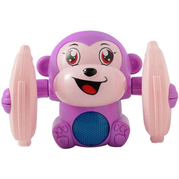 Electric Tumbling Monkey Baby Toys With Light Music