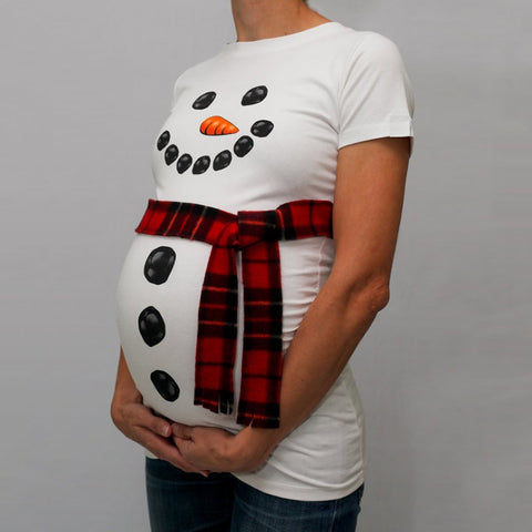 Camiseta de moda ropa de maternidad