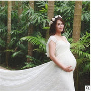 One-Shoulder-Brautkleid, koreanisches Umstandskleid aus Spitze