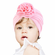 Einfarbige Fotografie-Mode-Pfanne-Blumen-Bandana-Mütze für Babys