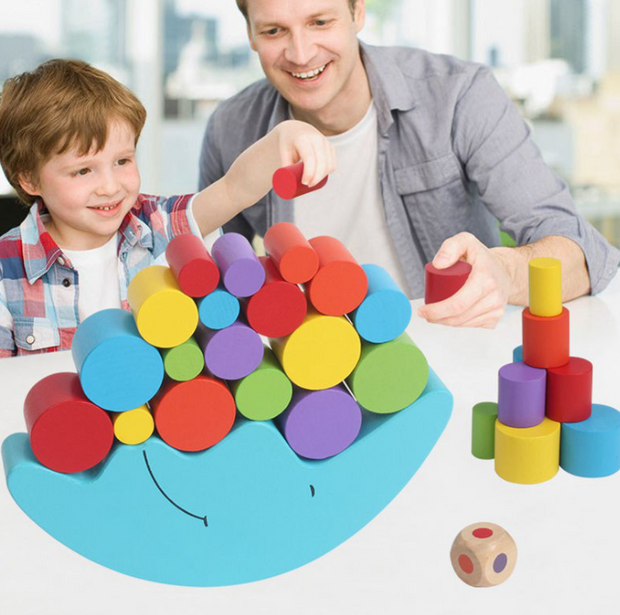 Juguetes para niños y bebés, juego y juegos de equilibrio lunar, juguete para niñas y niños de 2 a 4 años