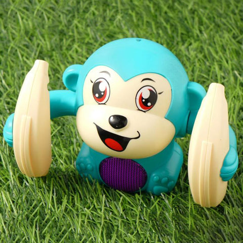 Electric Tumbling Monkey Baby Toys With Light Music