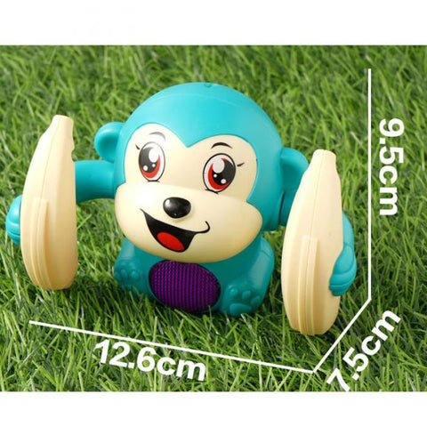 Electric Tumbling Monkey Baby Toys With Light Music