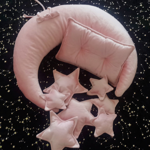 Fotofotografie Neugeborene Requisiten Sterne und Mond Kollokation