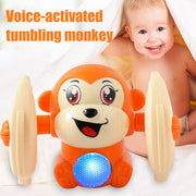 Electric Tumbling Monkey Baby Toys With Light Music