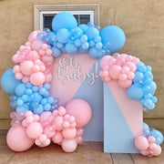 Gender Secret Boy Girl Balloon Arch Bridge Set Balloon Chain Blue Birthday Party Decorations