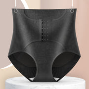Mid-waist Row Buckle Belly Panties Lift Buttocks Shaping Postpartum Waist Crotch Tummy Breathable Body Shaping Pants