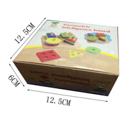 Baby Spiel Spielzeug Holz Puzzle Pädagogisches Spielzeug Geometrische formen Spiel Spielzeug Stick Baby Kind Kinder Intelligenz Puzzle für Kind