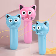 Lustiger Seilwerfer, Dekompression, lustige Katze, neues seltsames Spielzeug