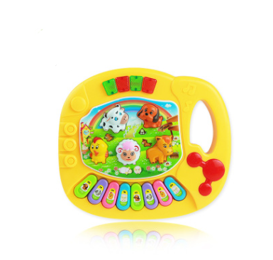 Lernspielzeug Bauernhoftier Tastatur Musikinstrument Kind Babyspielzeug