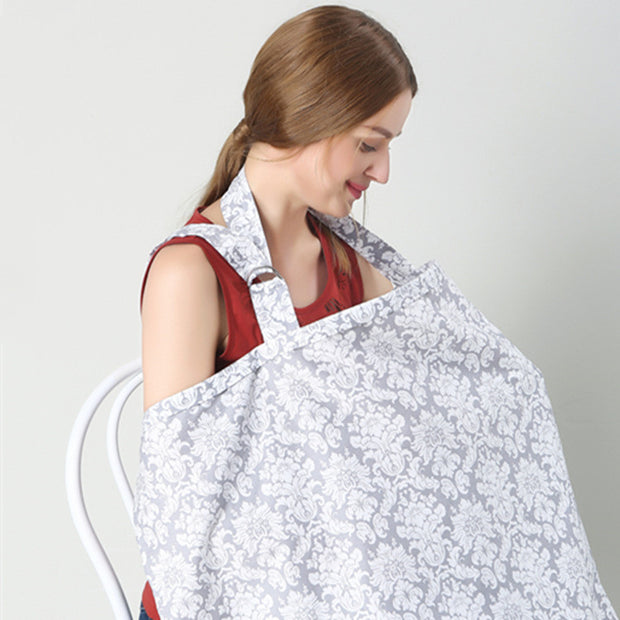 Fibre gauze cover towel breastfeeding towel