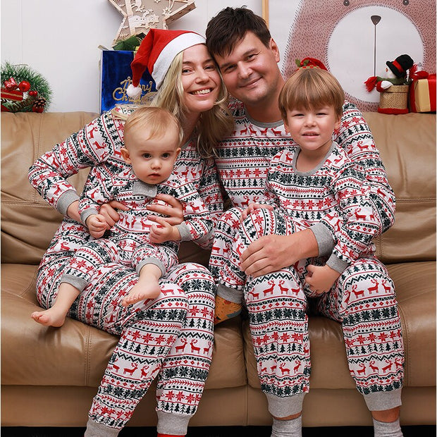 Weihnachten Pyjamas Familie Passenden Neujahr Vater Mutter Kinder Baby Look Kleidung Set Papa Mutter Und Tochter Sohn Pyjamas Outfit