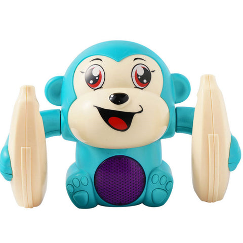 Electric Tumbling Monkey Baby Toys With Light Music