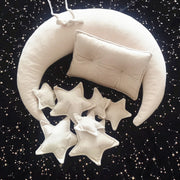 Fotografía fotográfica Accesorios para recién nacidos Colocación de estrellas y luna