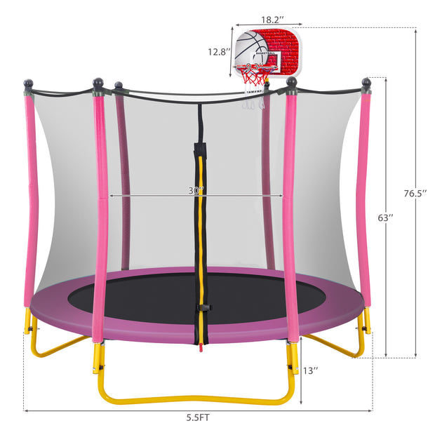 Outdoor & Indoor Mini Toddler Basketball Hoop