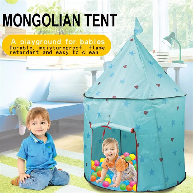 Princess Castle Play Tent, Kids Foldable Games Tent House Toy for Indoor & Outdoor Use For Indoor And Outdoor Use and Best Gift For Boys and Girls.