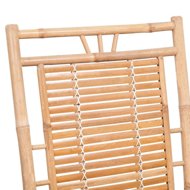 Rocking Chair with cushion Bamboo