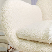 Mecedora - con pata de goma y tejido de cachemira; adecuado para sala de estar y dormitorio