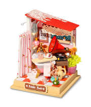 Robotime DIY Taste Life Kitchen Doll House with Furniture Children Adult Miniature Dollhouse Bubble Bath Wooden Kits Toy Gift DS