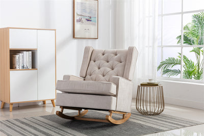 COOLMORE living room Comfortable rocking chair accent chair