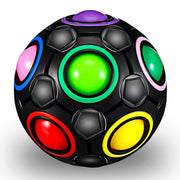 Rainbow Puzzle Ball- Juego de rompecabezas Fidget Ball- Juguete rompecabezas para niños y niñas de 3 años en adelante- Fiesta de cumpleaños Regalo de Pascua de Navidad Juguete de relleno para niños, adolescentes y adultos