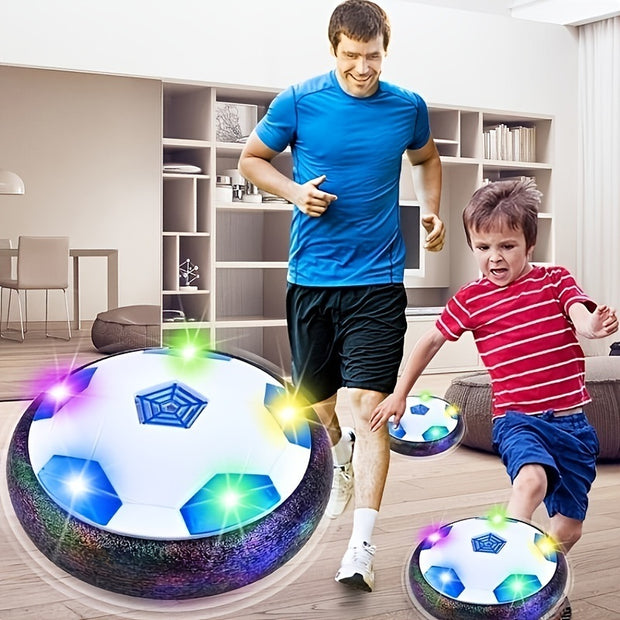 Fútbol flotante Fútbol interactivo para niños Interior eléctrico Deportes interactivos para padres e hijos Juguetes de fútbol flotantes Juguetes deportivos educativos para niños creativos (con luz pero sin batería)