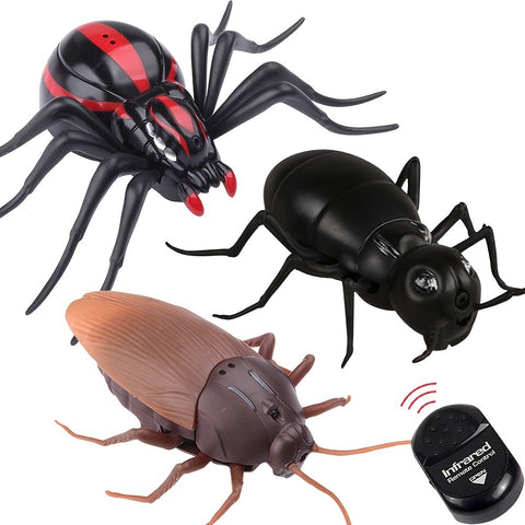 Tricky Toys; Electric Scary Toys For Boys; Simulation Cockroaches; Remote Control Spider Ants Insect Animals Toys For Kids Adults