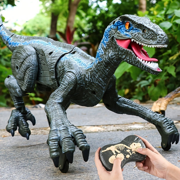 1 Pc Remote Control Dinosaur Toy; Children's Toy Electric Simulation Model
