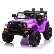 LEADZM Dual Drive 12V 4.5A.h with 2.4G Remote Control Jeep Purple