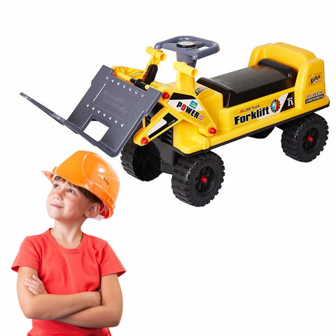 Ride-on Forklift Construction Truck Toy for Children