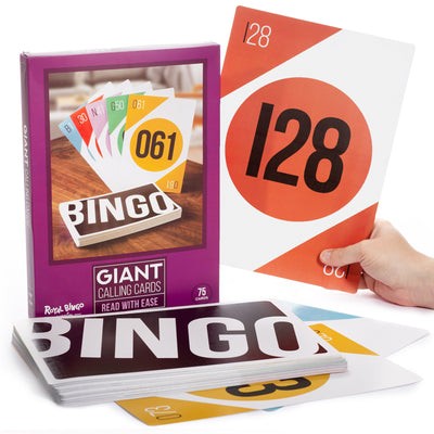 Giant Bingo Calling Cards, 8.25" x 11.75"
