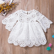 Ropa a juego para Familia, vestidos para madre e hija, color blanco hueco 