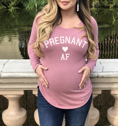 Schwangeres AF-Umstandsshirt – Farbe auswählen
