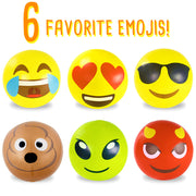 18' Emoji Beach Bums, 6-pack