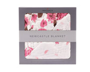 Kirschblüten-Bambus-Musselin-Newcastle-Decke
