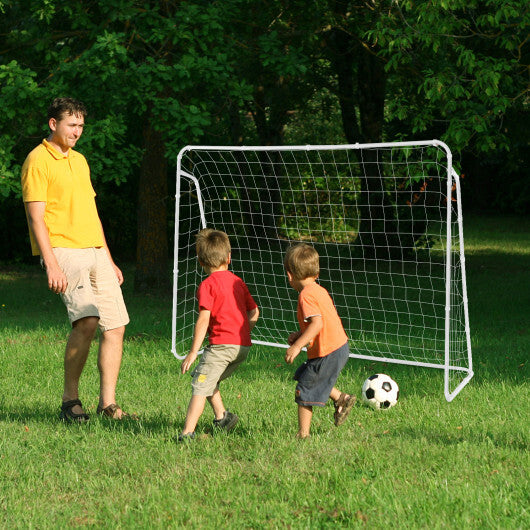 Soccer Goal for Backyard with Heavy Duty Frame and Ground Stakes