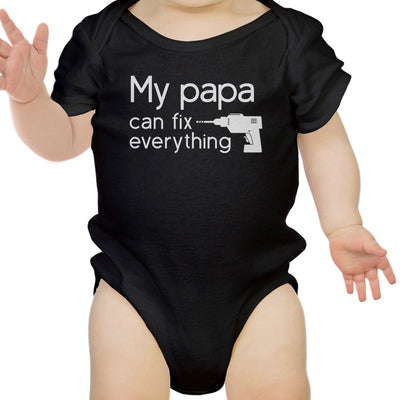 My Papa Fix Mono negro lindo para bebé Unique Fathers